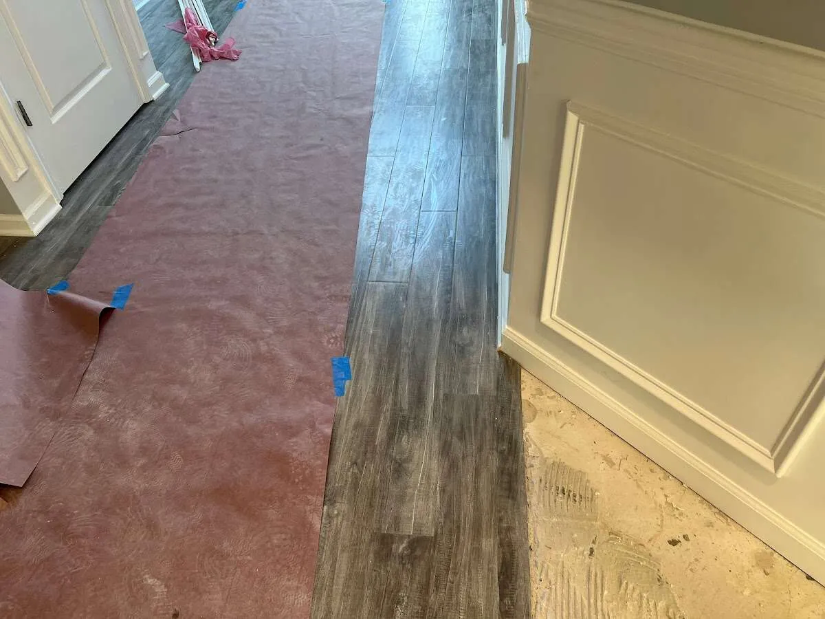 Completed marble shower restoration in Myrtle Grove